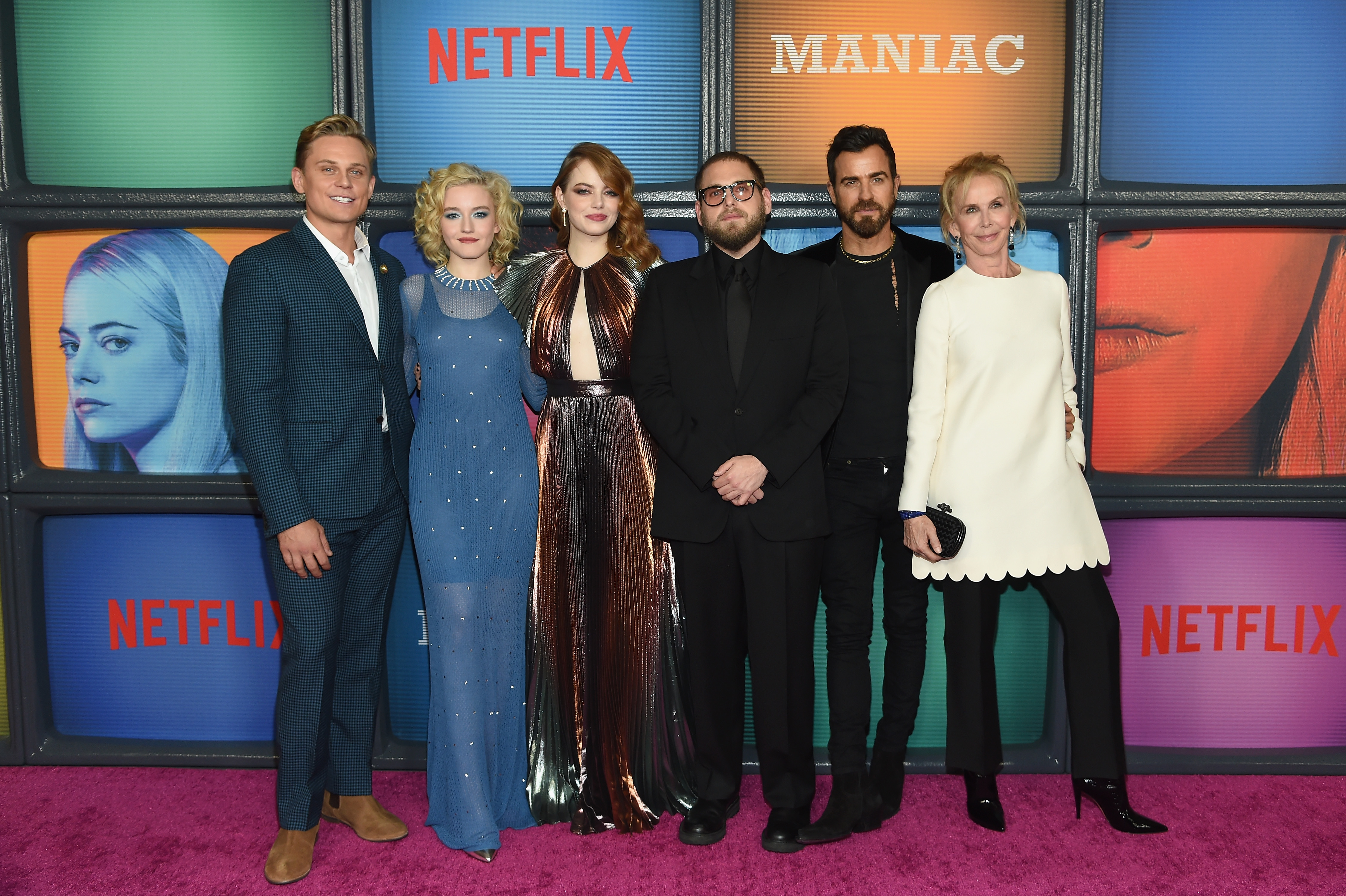 Emma Stone In Louis Vuitton - Netflix Presents The World Premiere Of  'Maniac' - Red Carpet Fashion Awards