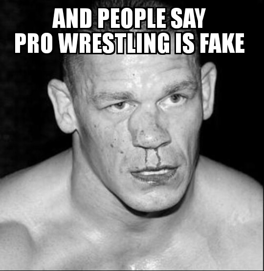 Wrestling best sale is fake